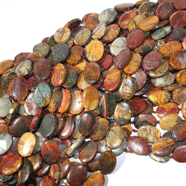 Pastel Breccia Jasper Cabochons
