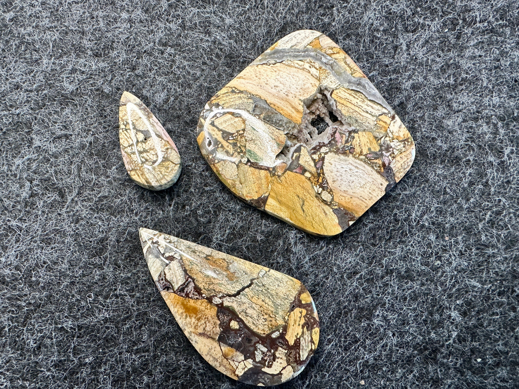 Brecciated Jasper Cabochons