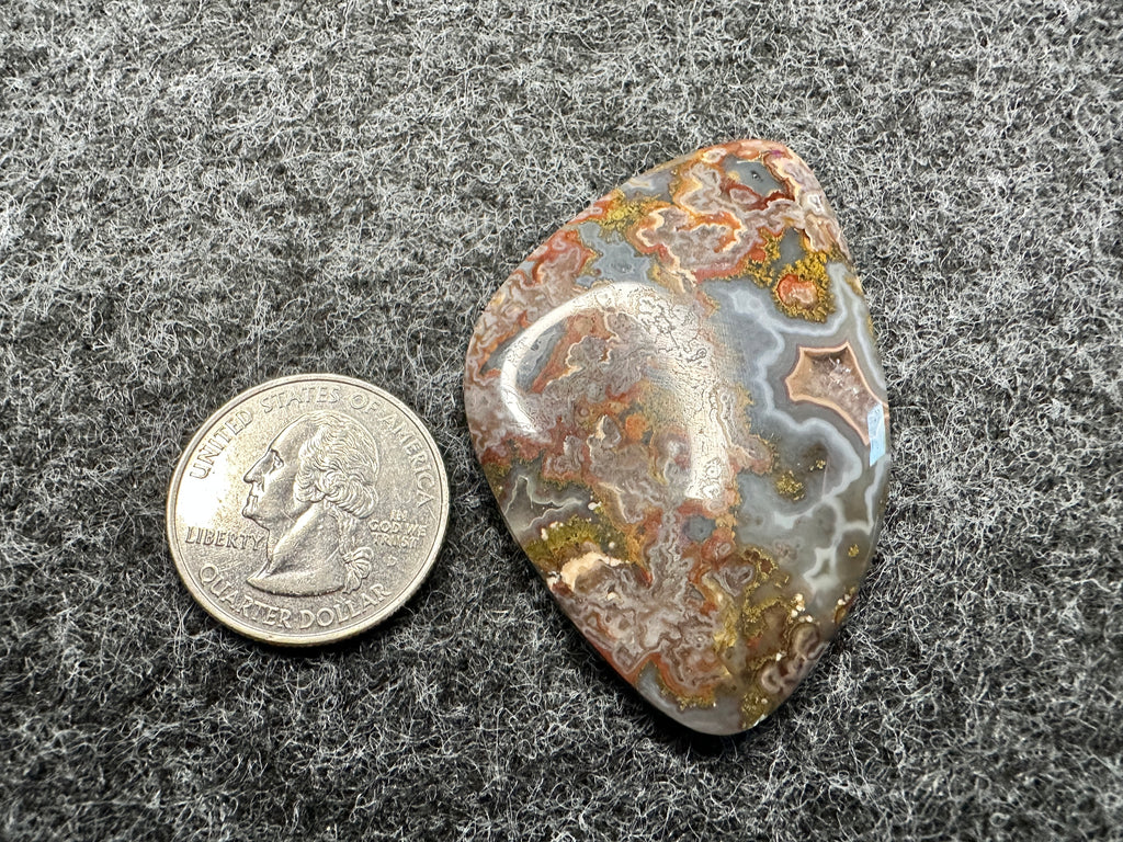 Mexican Crazy Lace Cabochons