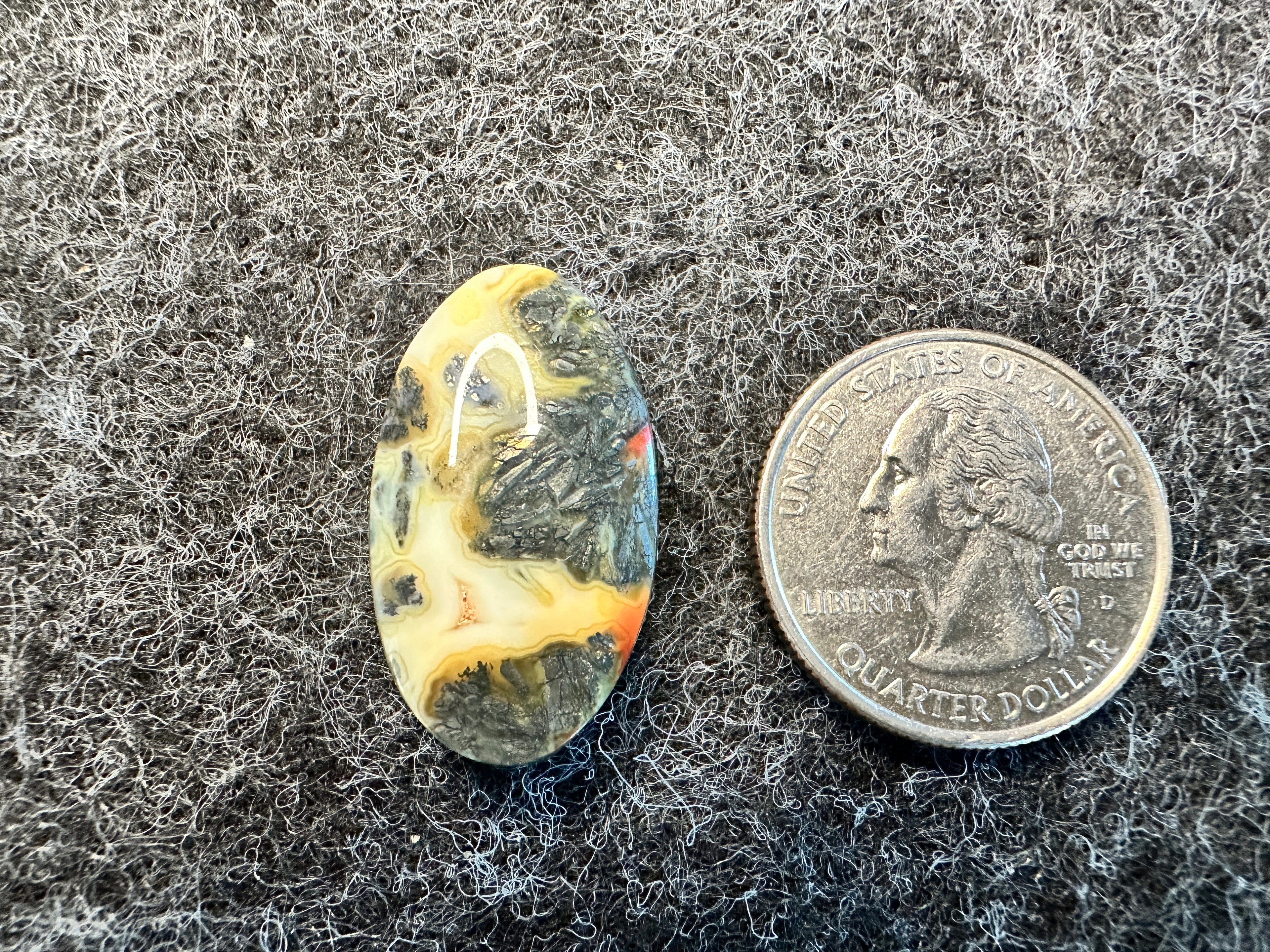 Red Marcasite Cabochons