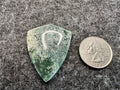 Green Moss Agate Cabochons