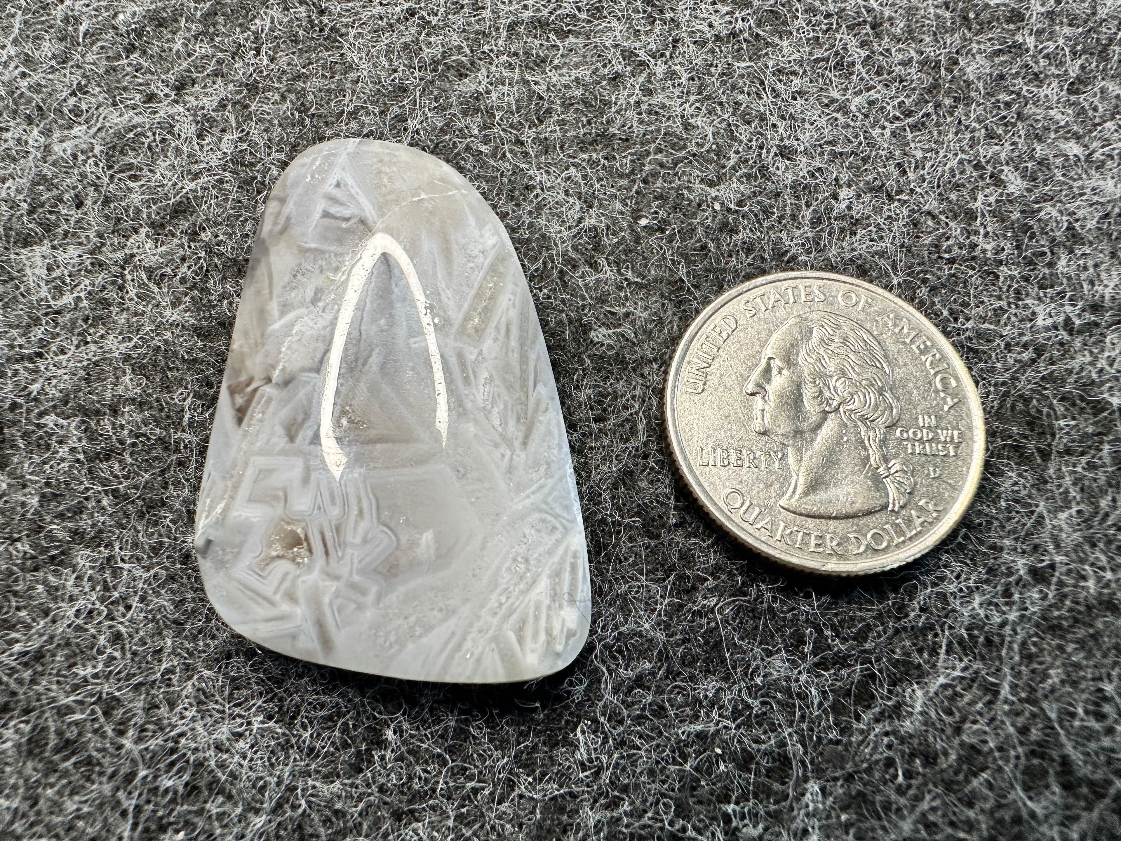 Lattice Lace/Rayito Agate Cabocons