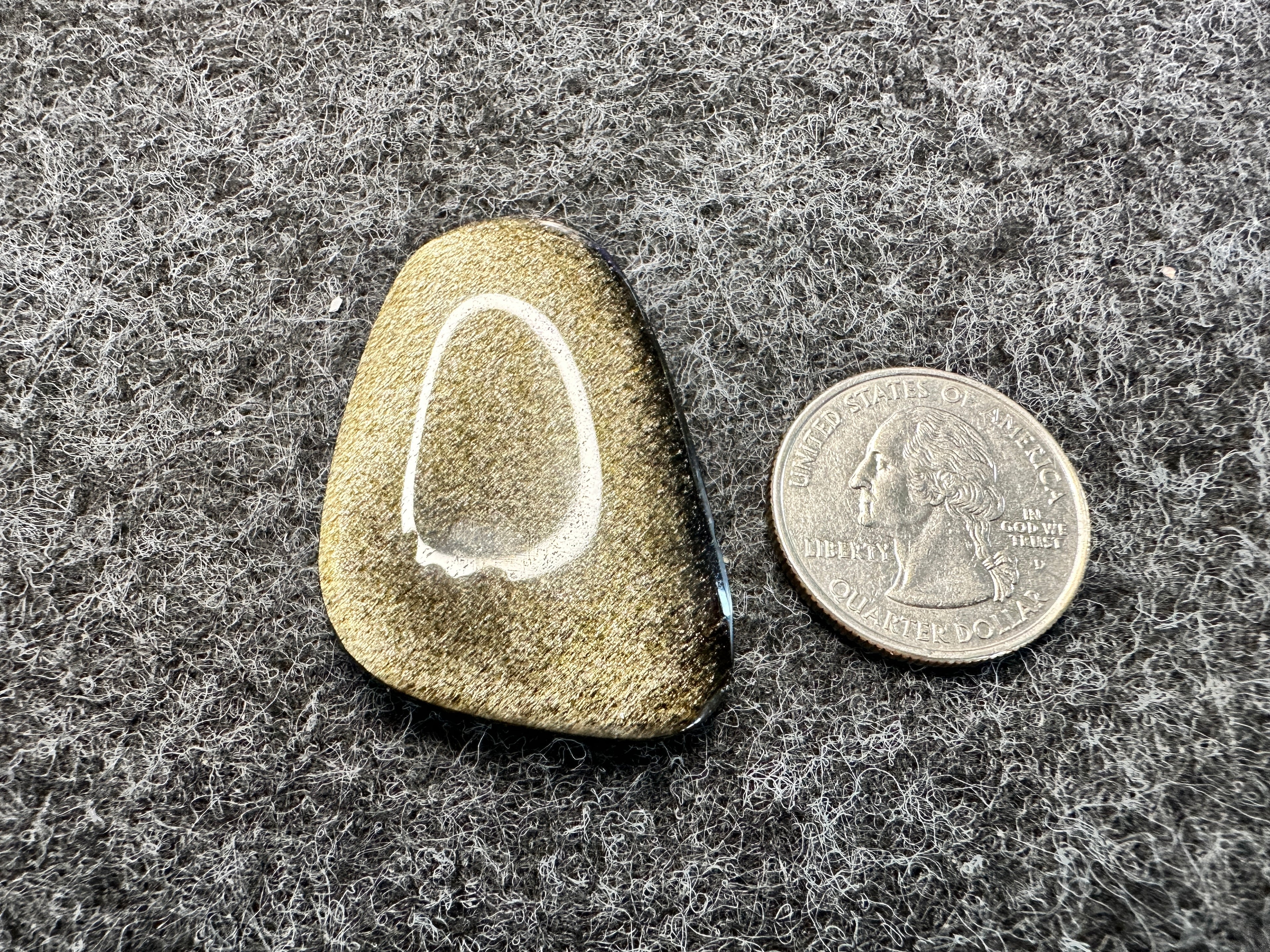 Gold Sheen Obsidian Cabochons