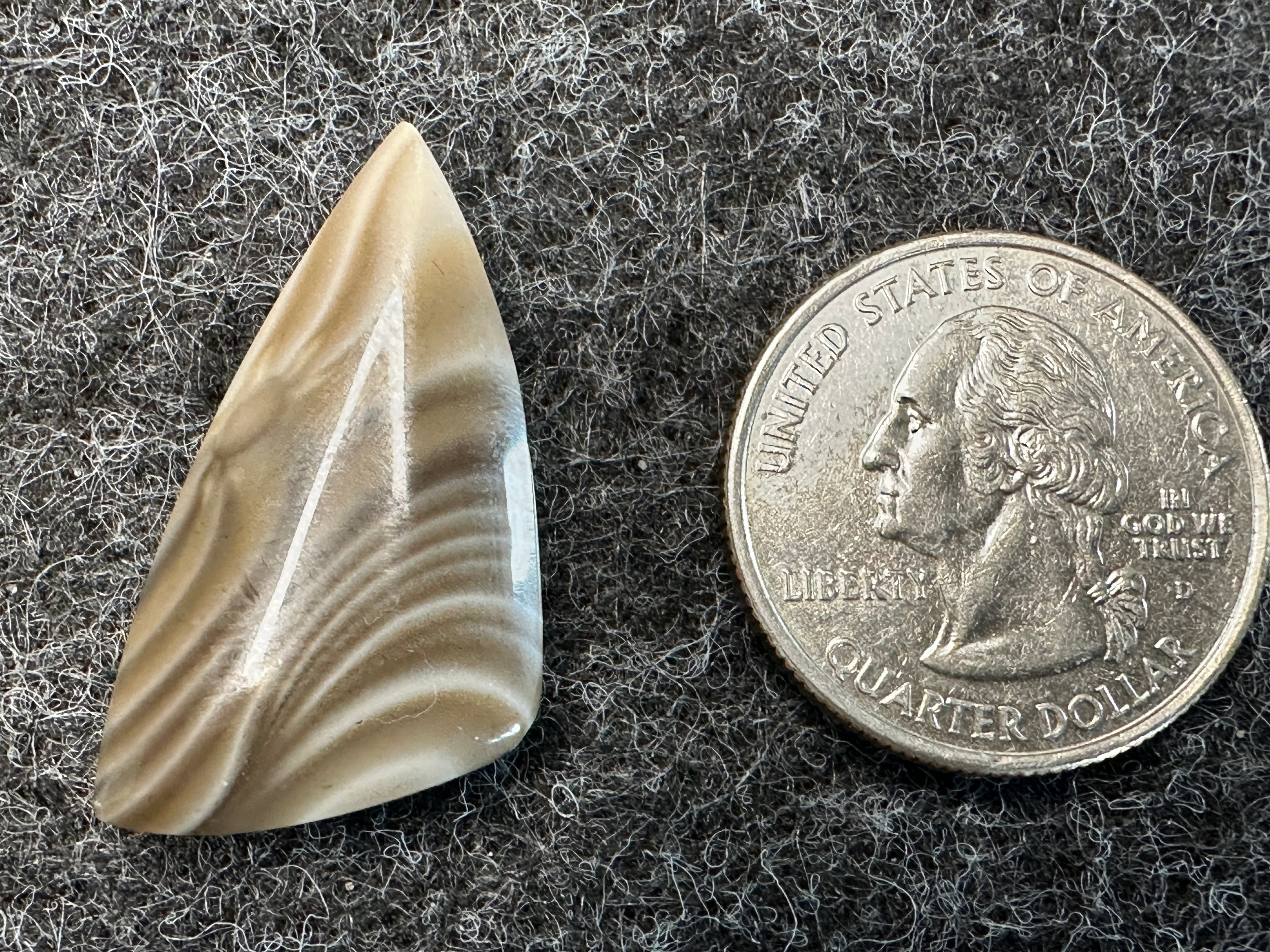 Polish Flint Cabochons