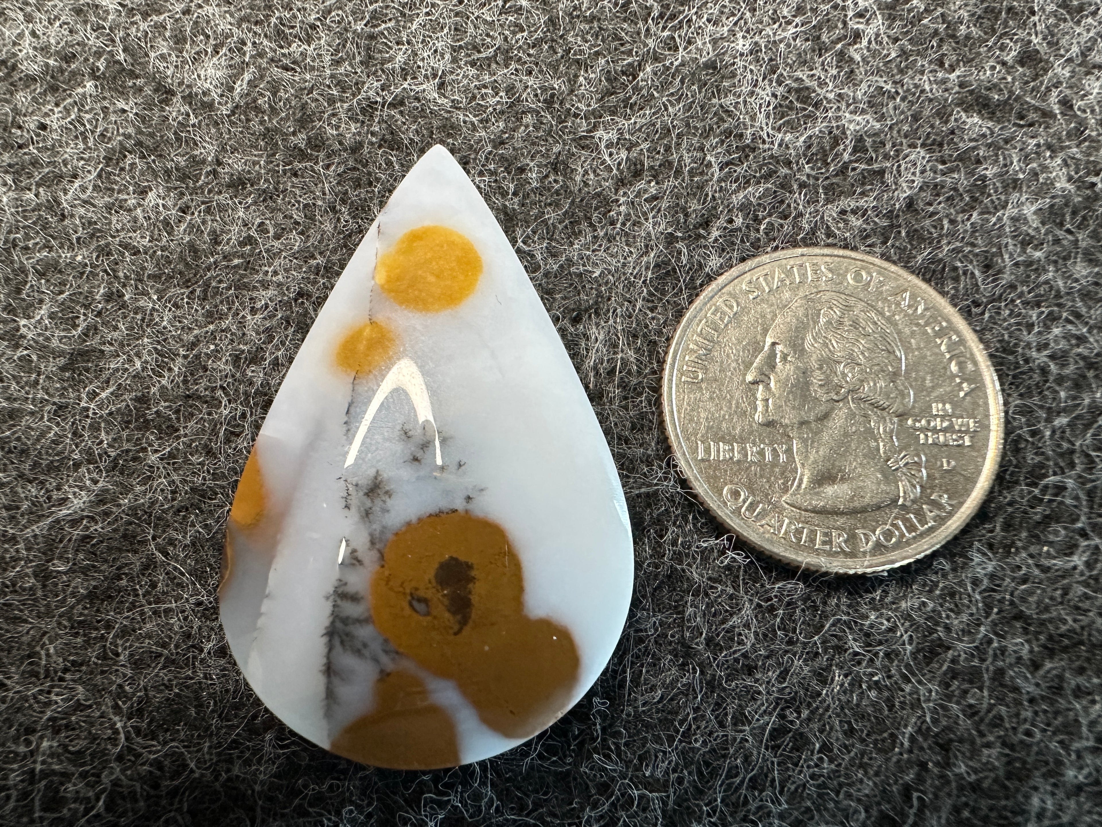Polka Dot Agate/Jasper Cabochons