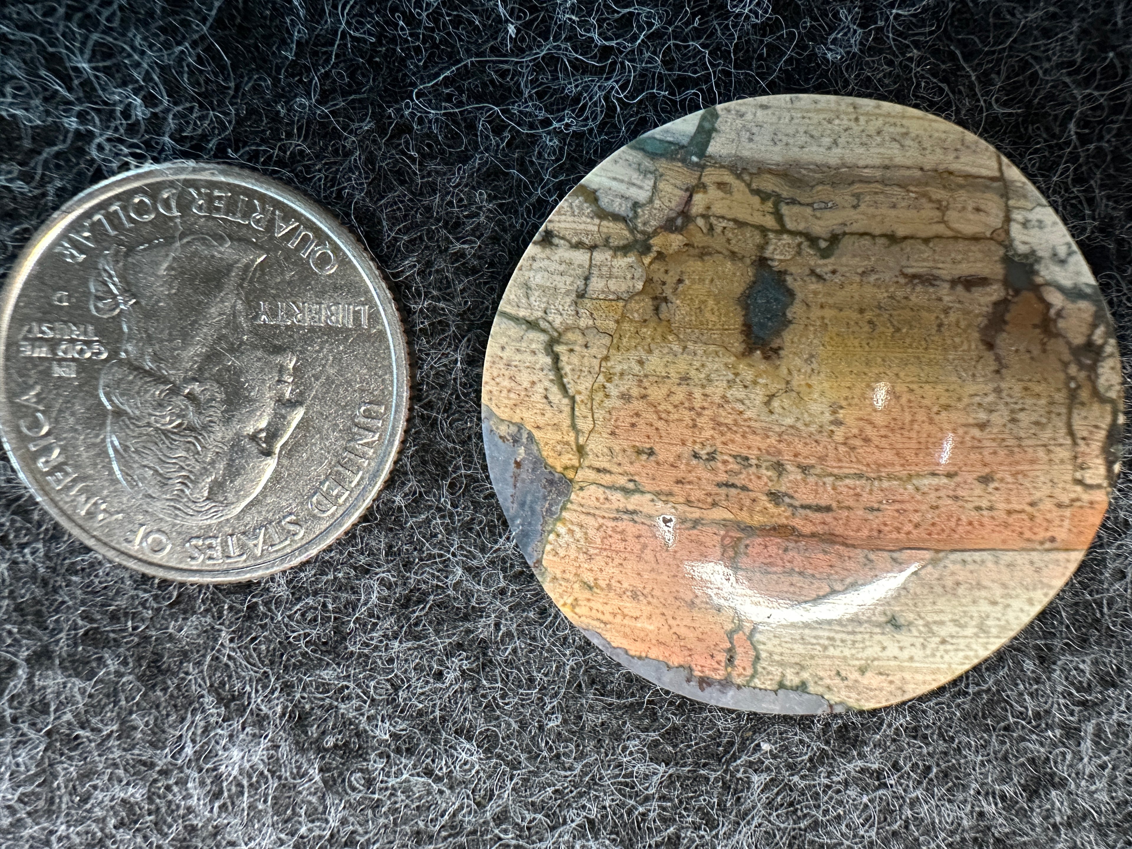 Pastel Breccia Jasper Cabochons