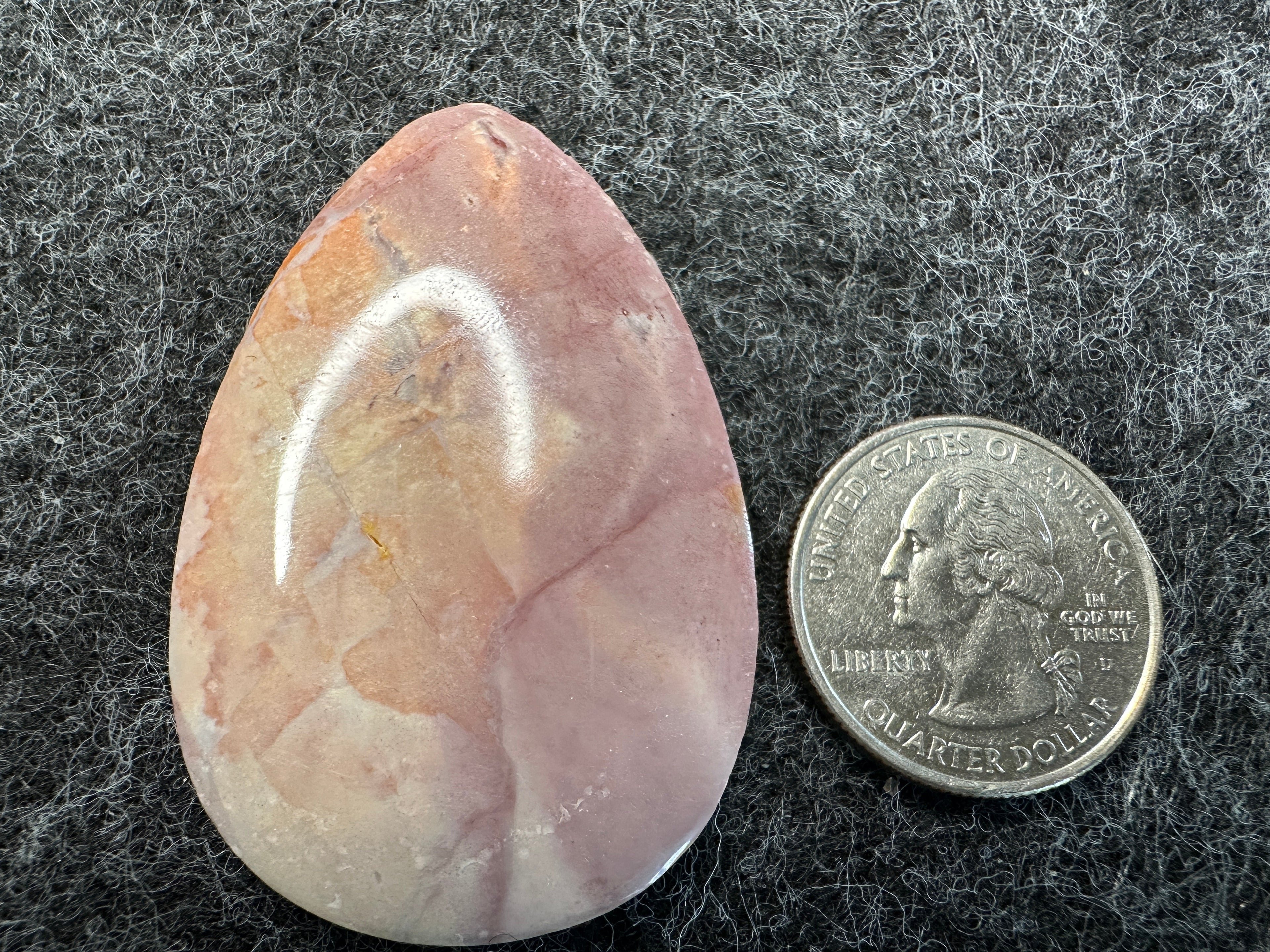Common Pink Opal Cabochons