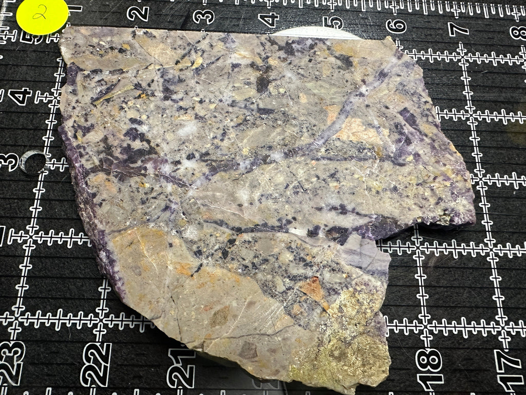 Chinese Tiffany Stone  Slab .44lb  Approx. Size: 7.0 in × 5.5 in × 0.25–0.30 in (178 mm × 140 mm × 6–8 mm)
