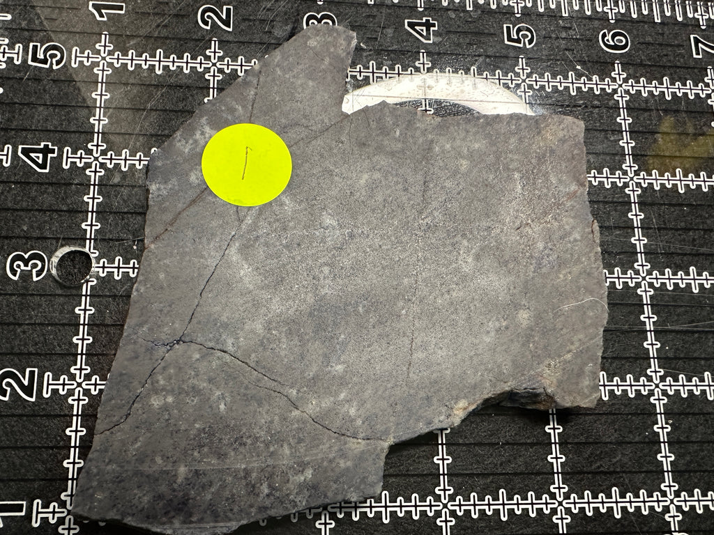 Dumortierite Stone Slab .29lbs  Approx. Size: 6.25 in × 5.0 in × 0.25 in (159 mm × 127 mm × 6 mm)