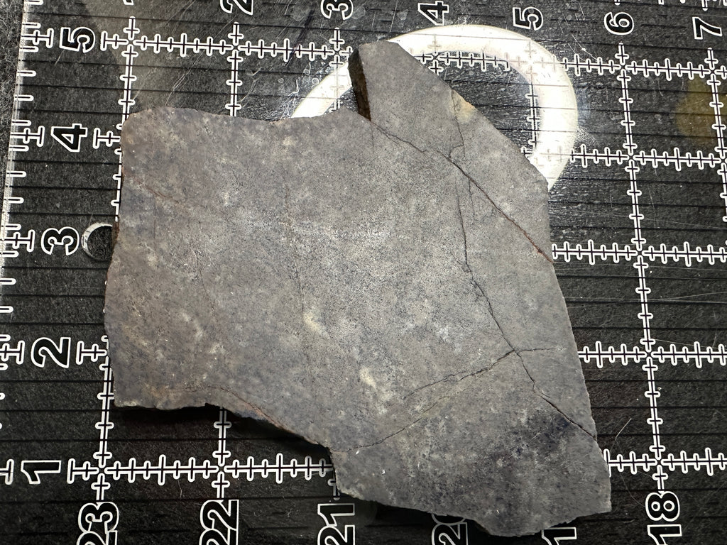 Dumortierite Stone Slab .29lbs  Approx. Size: 6.25 in × 5.0 in × 0.25 in (159 mm × 127 mm × 6 mm)