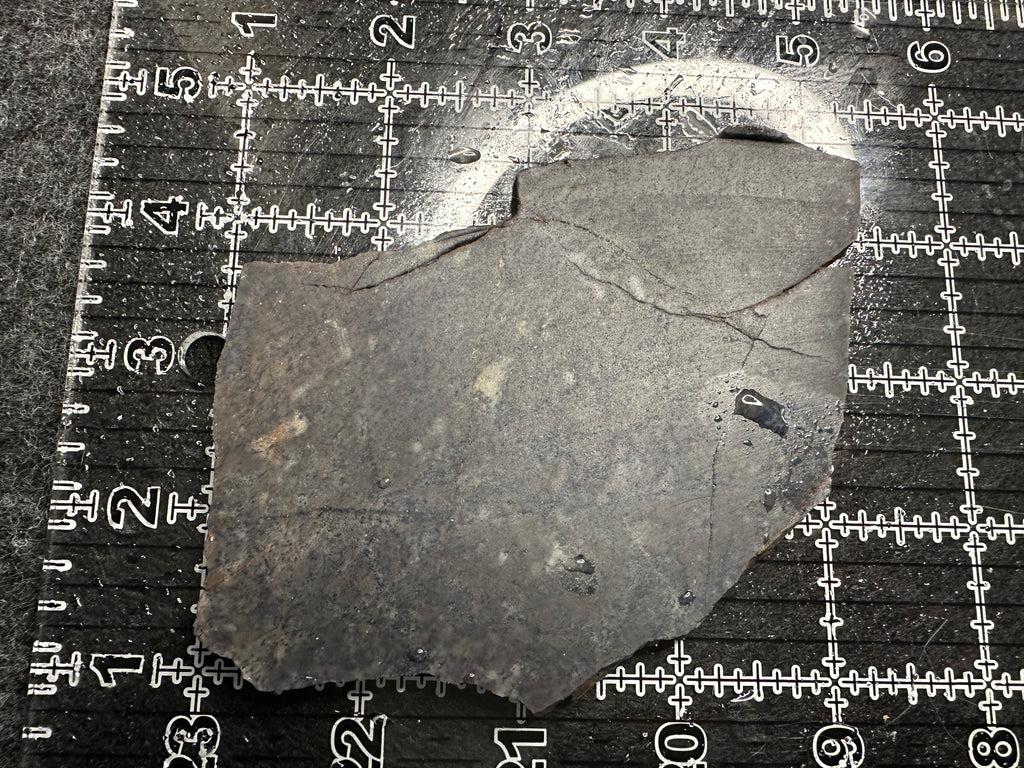 Dumortierite Stone Slab .26 lbs  Approx. Size: 6.75 in × 4.75 in × 0.25 in (171 mm × 121 mm × 6 mm)