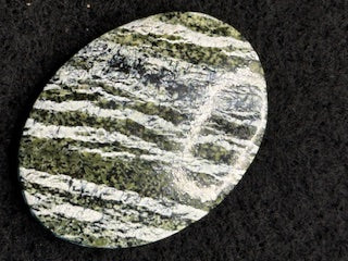 Zebra Serpentine (Green Tiger Eye) Cabochon