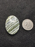 Zebra Serpentine (Green Tiger Eye) Cabochon