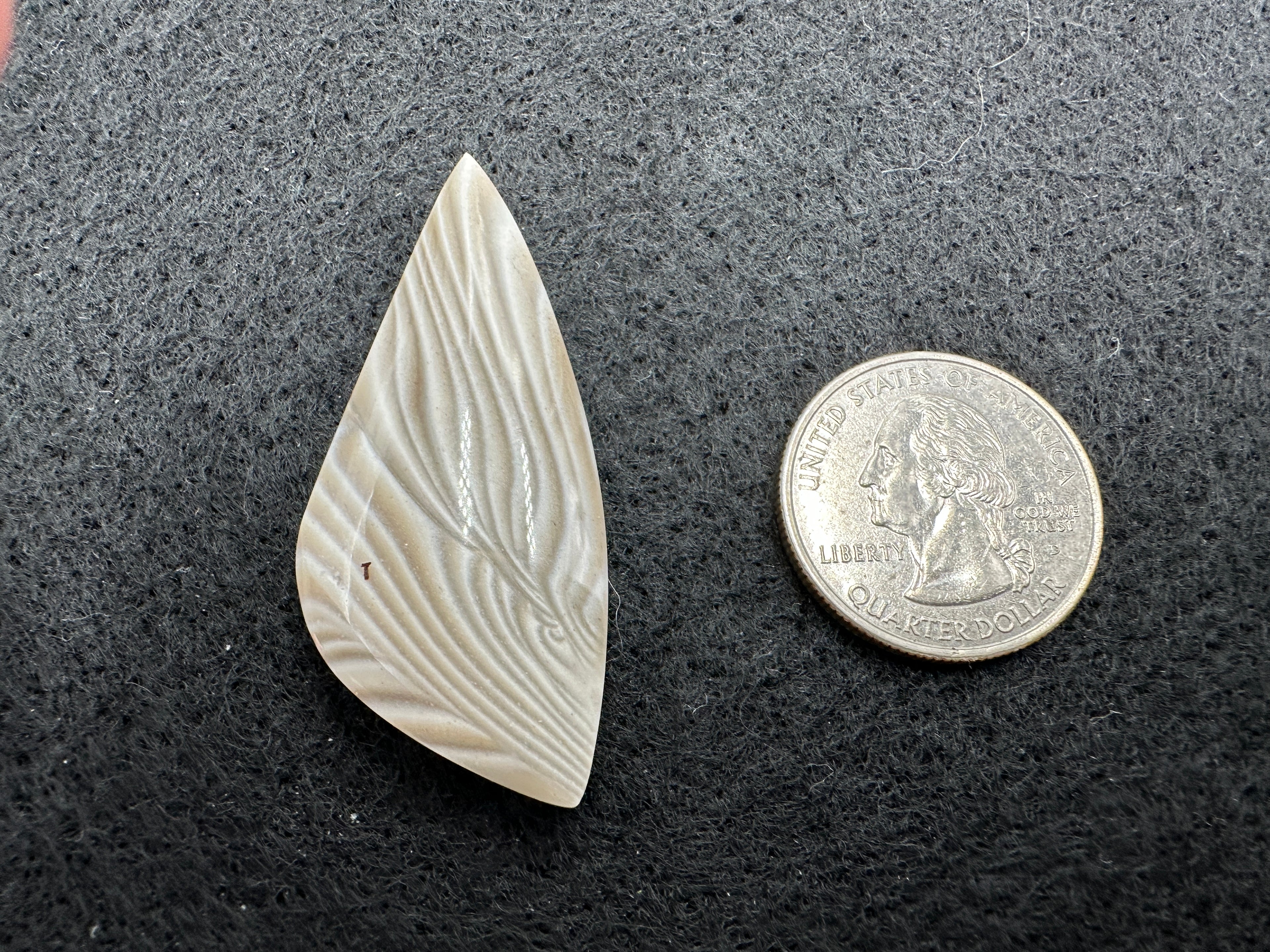 Polish Flint Cabochons