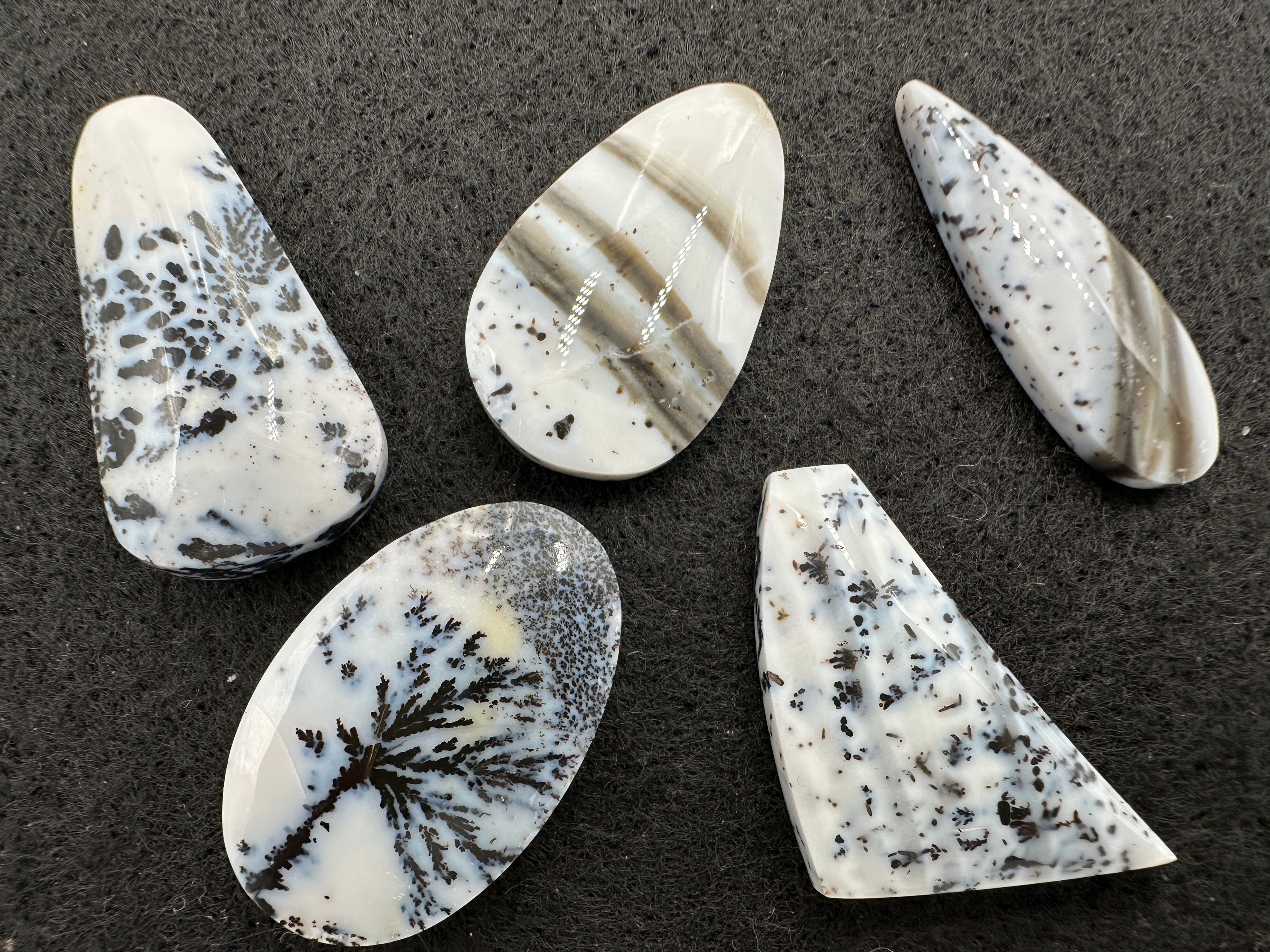 Parral (Arbolito) Agate Cabochons