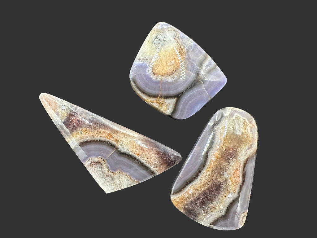 Purple Turkey Agate Cabochons