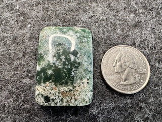 Green Moss Agate Cabochons
