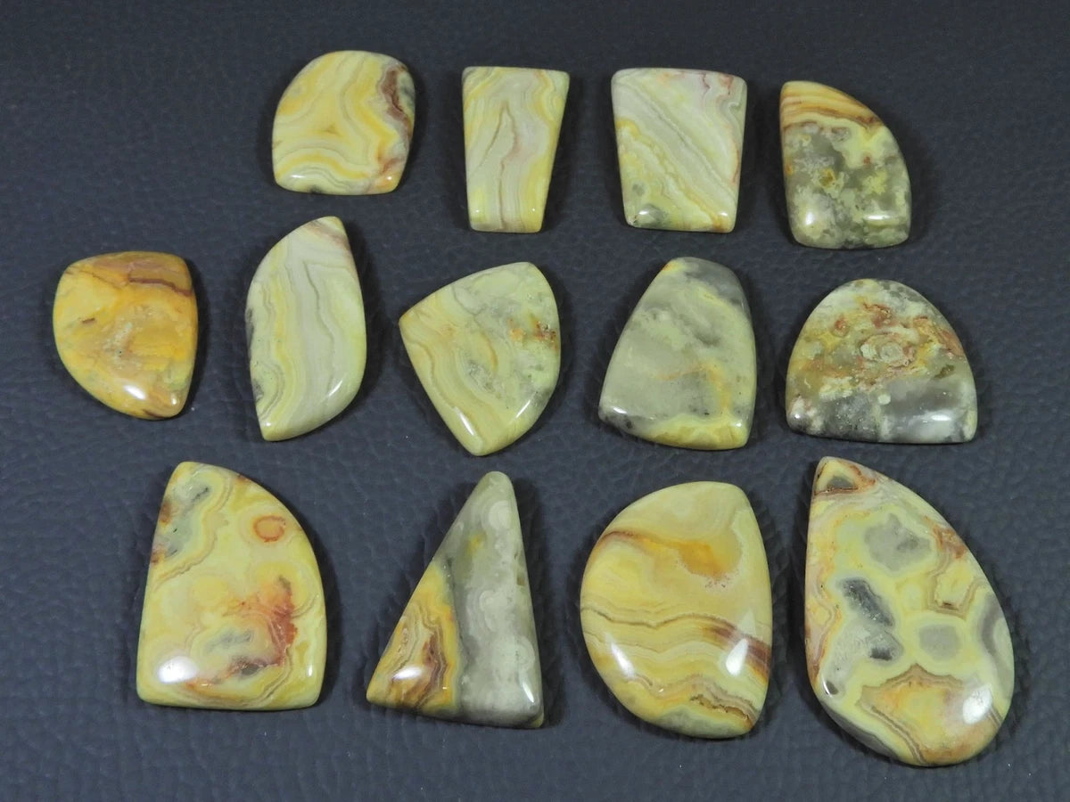 Australian Crazy Lace Agate Cabochons