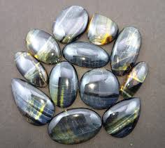 Blue Tiger Eye Cabochons