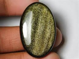 Gold Sheen Obsidian Cabochons