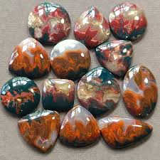 Idaho Sunset Agate Cabochons