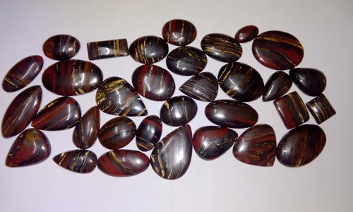 Tiger Iron Cabochons